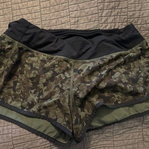 Lululemon shorts camo color